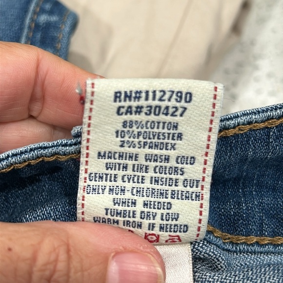True Religion Joey Low Flare Jeans - Size 31 - Picture 9 of 10